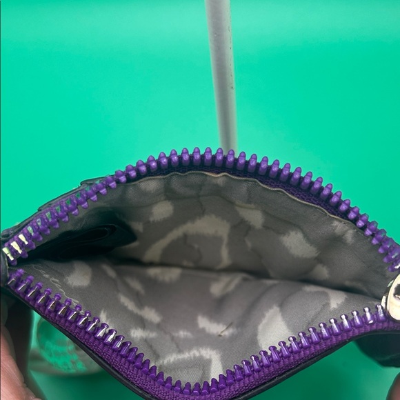 Aimee Kestenberg Purple Leather Card Holder - Picture 5 of 5